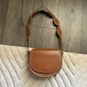 Target universal thread western leather purse